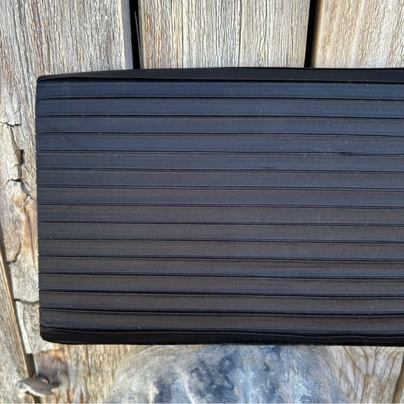 Vintage Caryl Brill Bueno Velvet Silk Clutch Evening Bag Black - Picture 7 of 15